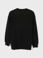 ⁦LC WAIKIKI Crew Neck Printed Oversize Women's Thick Sweatshirt⁩ - الصورة ⁦3⁩