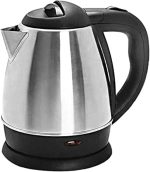 ⁦FLAMNGO 1.5L Stainless Steel Electric Water Kettle is the ideal choice for households and offices, combining elegance and high efficiency. modern and elegant stainless steel design⁩ - الصورة ⁦3⁩