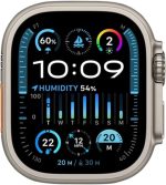 ⁦ADHOMAX Ultra Big 7 In 1 Smart Watch, 2.01" HD Display, Calling, Fitness Tracker, Wireless Charging, Heart Rate, SpO2, Weather, Camera, Music, For IOS, android, men and women (Gold)⁩ - الصورة ⁦4⁩