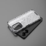 ⁦جراب متوافق مع شاومى Redmi 13C 4G ، - غطاء حماية مصقول مقاوم للصدمات مع حماية للكاميرا - غطاء واقي مضاد للخدش شديد التحمل و مقاوم للانزلاق - حواف سوداء خلفية شفافة خلية النحل⁩ - الصورة ⁦2⁩