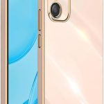 HONLEN Case for Samsung Galaxy A25 5G (6.5 inches), Soft TPU Silicone Case Electroplating Frame Design - Pink