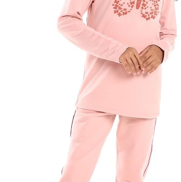 RED COTTON Girls girls thermal set Base Layer Set (pack of 2)