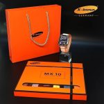 ⁦X-Inova Germany MX 10 Smart Watch with 7 fashionable straps Supports Always on Clock/Arabic Language/calls anser/Chat GPT/NFC/Sports Mode (Black)⁩ - الصورة ⁦5⁩