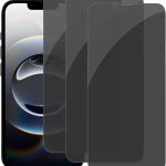 PEHAEL 3Pack for iPhone 16e/14/13/13 Pro Privacy Screen Protector Full Coverage Anti-Spy Tempered Glass Film 9H Hardness Easy Installation Bubble Free [6.1 inch]