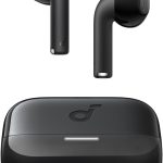 Soundcore K20i by Anker, Semi-in-Ear Earbuds, Bluetooth Wireless, 36H Playtime, Fast Charge, Clear Sound, ENC 2-Mic Clear Calls, Custom EQ, IPX5, Bluetooth 5.3, App Control (Black) 18 Months Warranty