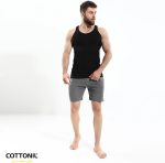 ⁦Cottonil Mens Derby Casual Sleeveless Undershirt underwear t-shirt⁩ - الصورة ⁦2⁩