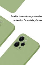 ⁦HONLEN Case for Redmi 12 (4G) / Redmi 12 5G Protective Case, (6.79 Inches) Liquid TPU Silicone Mobile Phone Case with Drop Protection Silicone Cover Matcha Green⁩ - الصورة ⁦2⁩