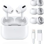 Wireless Earbuds (PRO 2nd generation) Bluetooth for Android/iOS with Touch Control, Noise Canceling, Charging case