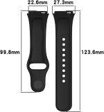 ⁦QWYJ For Xiaomi Redmi Watch 3 Active 46.6 cm Strap and Redmi Watch 3 Lite 46 cm Strap Bands Protective Silicone Strap Bands⁩ - الصورة ⁦7⁩