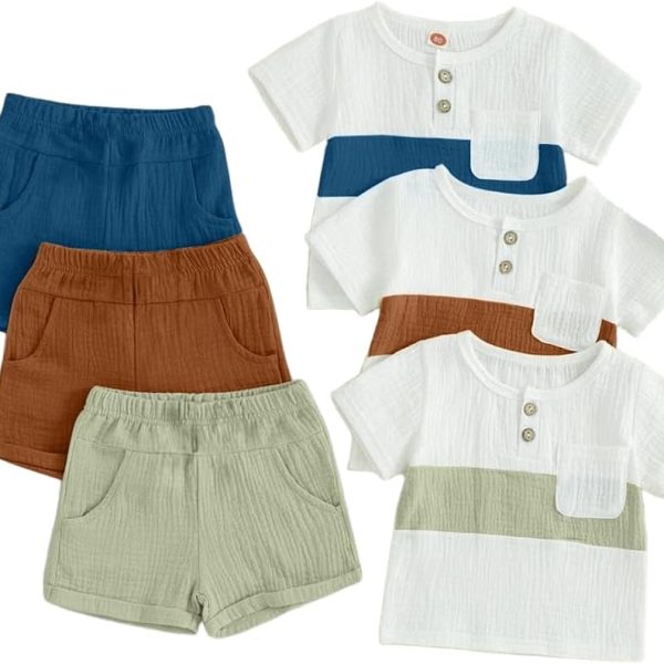 Boys Summer Tshirt with Short Shorts Set