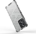 ⁦جراب متوافق مع شاومى Poco X5 5G ، - غطاء حماية مصقول مقاوم للصدمات متين مع حماية للكاميرا - غطاء واقي مضاد للخدش شديد التحمل و مقاوم للانزلاق - حواف سوداء خلفية شفافة خلية النحل⁩ - الصورة ⁦3⁩