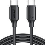 JR - S-CC060A9 60W Type-C to Type-C Fast Charging Data Cable 1m-Black