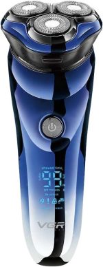 VGR Premium Cordless Rechargeable Professional Electric Shaver - Wet/Dry Razor for Face Care and Beard Trimming - USB Travel Razor With Ultra Thin Design - V-305