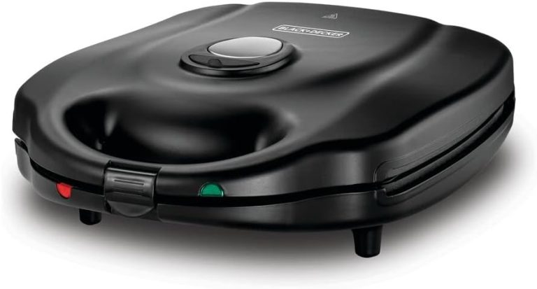 Black & Decker 1400W 3-in-1 4 Slice Sandwich & Waffle Maker with 180 Degree Grill Mode with Interchangeable Plate, TS4130-B5, 2 Years Warranty