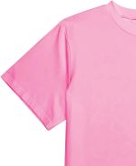 ⁦kids t-shirt for boys, Crew neck T-shirt, Printed Short sleeve T-shirt,Panda design, pink, We print your gift⁩ - الصورة ⁦4⁩