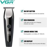 ⁦ماكينة حلاقة الشعر الاحترافية من في جي ار موديل V-059 وقت التشغيل: 150 دقيقة للرجال اسود - V059⁩ - الصورة ⁦4⁩