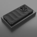 ⁦جراب متوافق مع OnePlus 12R 5G ، - غطاء مزدوج الحماية مصقول مقاوم للصدمات شديد التحمل فائق الجودة مع حماية للكاميرا - غطاء واقي مضاد للخدش متين و مقاوم للانزلاق - أسود⁩ - الصورة ⁦4⁩