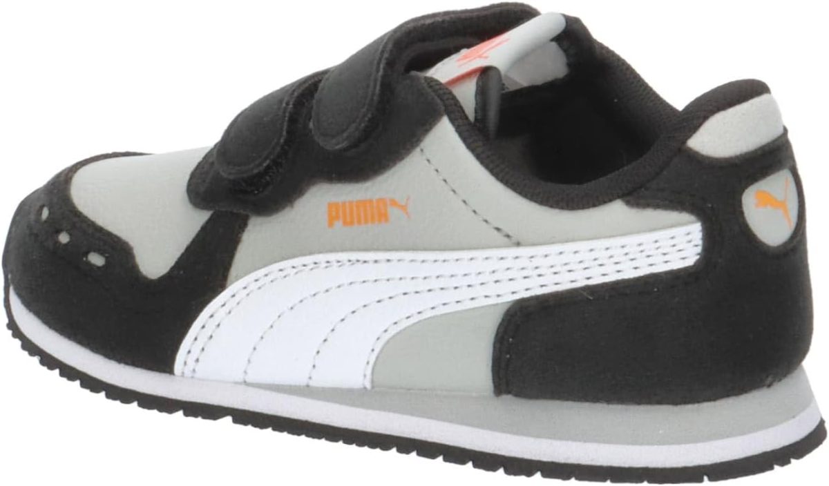 ⁦Puma Unisex Baby Cabana Racer Sl 20 V Inf Sneaker, Puma White Cherry Tomato, 23 EU⁩ - الصورة ⁦3⁩