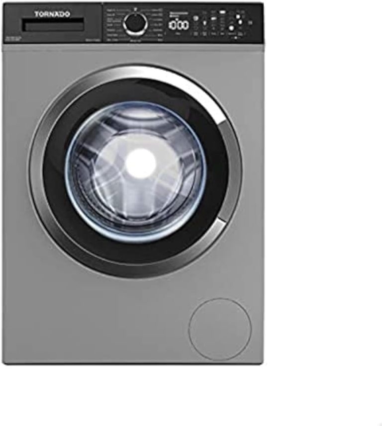 غسالة اوتوماتيك بالكامل من تورنيدو، 8 كجم، فضي - TWV-FN812SLOA