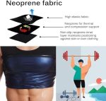 ⁦Sweat Shirt for Men Sauna – Slimming Body Shaper for Weight Loss, Quick-Dry Compression Top for Gym, Lightweight Sweat Enhancer for Fitness, Comfortable Workout Gear for Training Sessions 2XL.3XL⁩ - الصورة ⁦3⁩