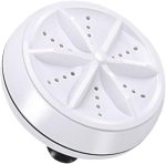 ⁦(10pcs) Mini Washing Machine Portable Turbo Personal Rotating Washer Convenient Travel Home Business Travel USB⁩ - الصورة ⁦3⁩