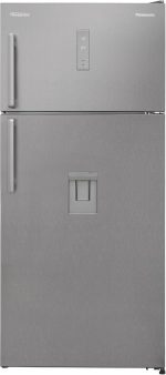 Panasonic 575L Net Capacity 2 Door Refrigerator with Water Dispenser, Nutri Tafreez, Jumbo Freezer, Inverter - Silver NR-BC753DSEG - Warranty 2 Years call 19125 Filkhedma