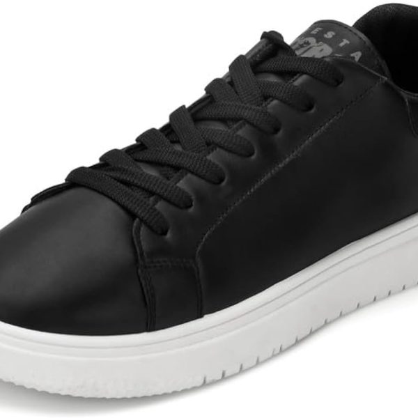 Testa Toro Men's Essential All-Weather Leather Platform Sneakers with Cloudfoam Insole - Testa Toro