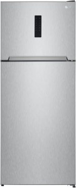 LG No Frost Fridge with Freezer on Top, Net Capacity 401 Liter, Touch Control, GTF402SSAN
