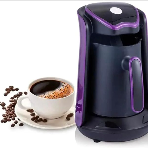 TURKISH COFFEE MAKER, 4 CUPS, 600 WATTS AND 250 ML CAPACITY