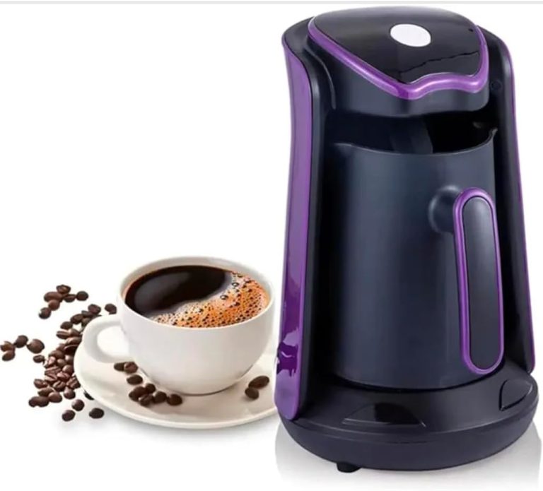 TURKISH COFFEE MAKER, 4 CUPS, 600 WATTS AND 250 ML CAPACITY