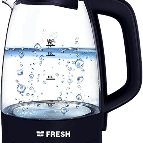 Fresh electric kettle fresh - glass - 1.7 l - assorted color