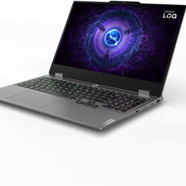 Lenovo LOQ 15IRX9 Gaming Laptop - 13th Intel Core i7-13650HX, 16GB DDR5 RAM, 512GB SSD, AI Chip: LA1, NVIDIA GeForce RTX 3050 6GB GDDR6 Graphics, 15.6" FHD (1920x1080) IPS 144Hz //2Years Warranty//