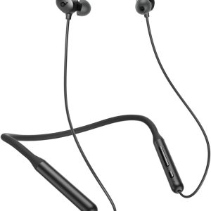 ⁦Anker soundcore life u2i bluetooth neckband with 22 h playtime, 10 mm drivers,clear calls , usb-c fast charging, foldable & lightweight build, ipx5 waterproof - black-18 months local warranty⁩ - الصورة ⁦2⁩