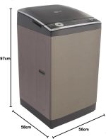 ⁦TORNADO Washing Machine Top Automatic 9 Kg Pump Silver TWE-TLN09RSL⁩ - الصورة ⁦11⁩