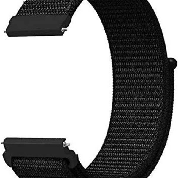 سوار نايلون كلاسيكي عالمي 22 ملم متوافق مع سامسونج جالاكسي S3 فرونتير، كلاسيك/ جالاكسي 46 ملم/ ساعة هواوي GT2 (46 ملم)/ ساعة هونر ماجيك 2 (46 ملم)/ هواوي GT2e/ GT2 (46 ملم) من اكوتاس