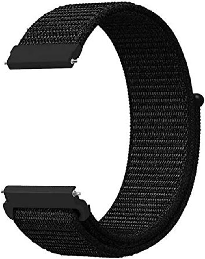 51UDxOzeyYL._AC_SL1001_.jpg سوار نايلون كلاسيكي عالمي 22 ملم متوافق مع سامسونج جالاكسي S3 فرونتير، كلاسيك/ جالاكسي 46 ملم/ ساعة هواوي GT2 (46 ملم)/ ساعة هونر ماجيك 2 (46 ملم)/ هواوي GT2e/ GT2 (46 ملم) من اكوتاس