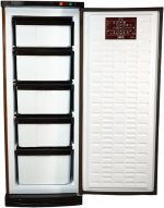 Deep Freezer Upright 5 Drawer De Frost - Alaska - UP270 - Brown - الصورة 2