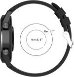 ⁦Generic Watch Strap Band for Huawei Watch 3/3 Pro/GT2 Pro/GT2e/GT2/GT 46mm/Galaxy Watch 3 45mm/Galaxy Watch 46mm/Gear S3/Ticwatch Pro 3, 22mm Silicone Sports Gym Watch Strap, Silicone⁩ - الصورة ⁦5⁩