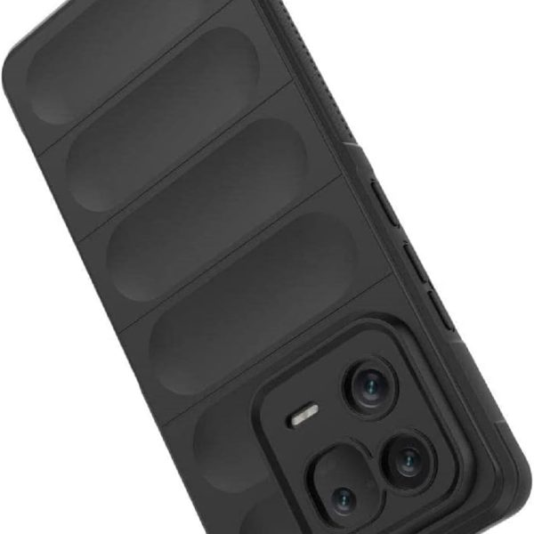 جراب متوافق مع شاومى Mi 13 Pro 5G ، - غطاء مزدوج الحماية مصقول مقاوم للصدمات شديد التحمل و مقاوم للانزلاق - غطاء واقي مضاد للخدش فائق الجودة - أسود