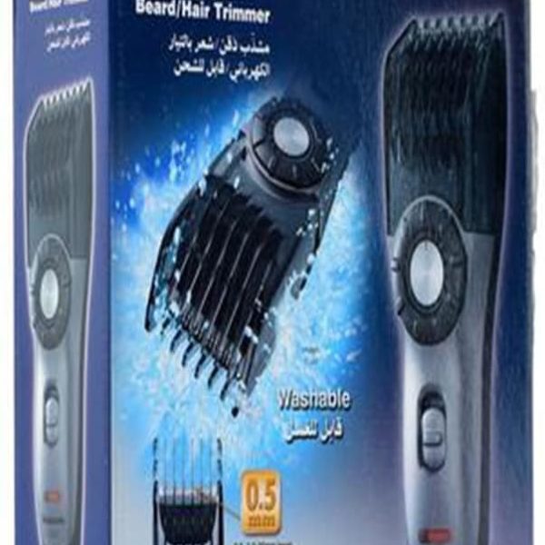 Panasonic Beard/Hair Trimmer Wet & Dry, Cord/Cordless Operation, Made In Japan, Black/Silver – International Warranty – ER217s
