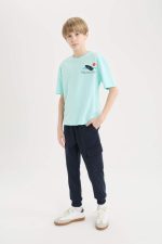 ⁦DeFacto Boys Regular Fit Casual Knitted Bottom Trousers Z4094A6 Trousers⁩ - الصورة ⁦2⁩