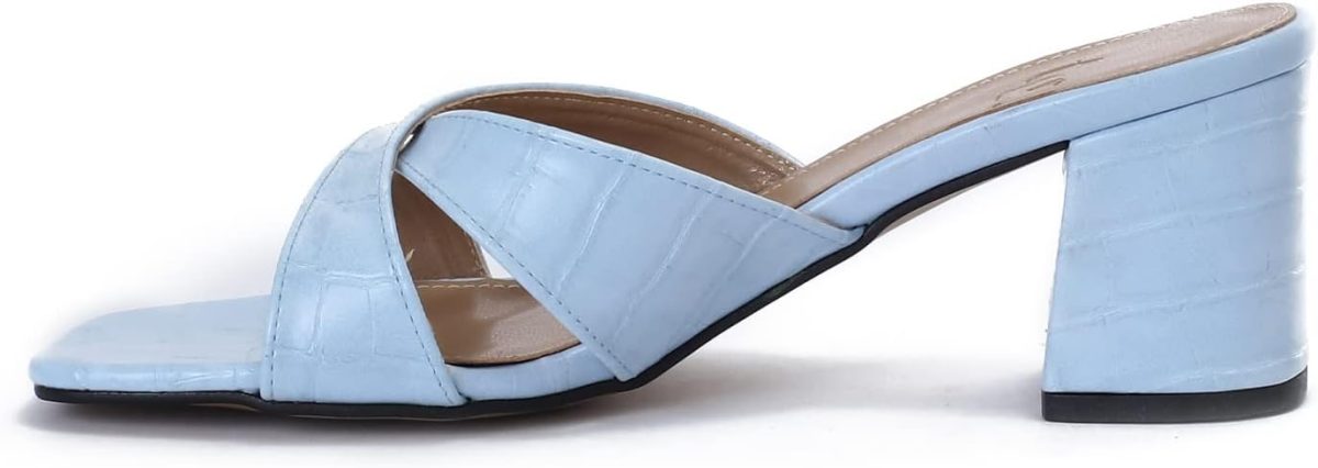 ⁦TGS womens X Heel Croc Heeled Sandal⁩ - الصورة ⁦4⁩