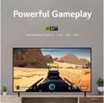 ⁦LG, UHD 4K TV, 75 inch UR80 series, WebOS Smart AI ThinQ, Magic Remote, 3 side cinema, HDR10, HLG, AI Sound Pro (5.1.2ch), 2 Pole stand, 75UR80006LJ.AFU⁩ - الصورة ⁦18⁩