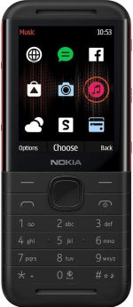 ⁦5310 TA-1212 Dual SIM Mobile - 2.4 Inch, 16 MB, 8 MB RAM, 4G LTE - Black and Red⁩ - الصورة ⁦6⁩