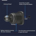 ⁦Generic Car Phone Holder - Fits All Smartphones, Thick Cases & Other Devices - Adjustable Vent Mount⁩ - الصورة ⁦4⁩
