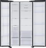⁦Samsung Side by Side Refrigerator RS66A8100B1/MR 641L - 23 Cubic Feet - Black- (local warranty)⁩ - الصورة ⁦5⁩
