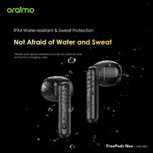 ⁦Oraimo OTW-330S FreePods Neo ENC Wireless Earbuds Bluetooth TWS Earphone with APP Control,50h Play T⁩ - الصورة ⁦10⁩