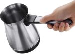 ⁦Stainless Steel Electric Portable Greek Turkish Coffee Machine Kettle,500Ml⁩ - الصورة ⁦3⁩