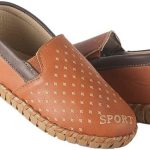 TOBAKO Sneaker Boys Casual Leather Mold 785 HAVAN, 36 EU