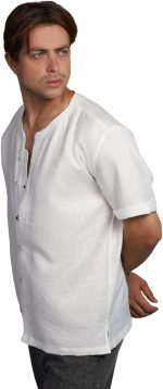 ⁦Men's Linen Shirt⁩ - الصورة ⁦5⁩